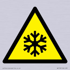 W010 Warning: Low temperature/freezing conditions